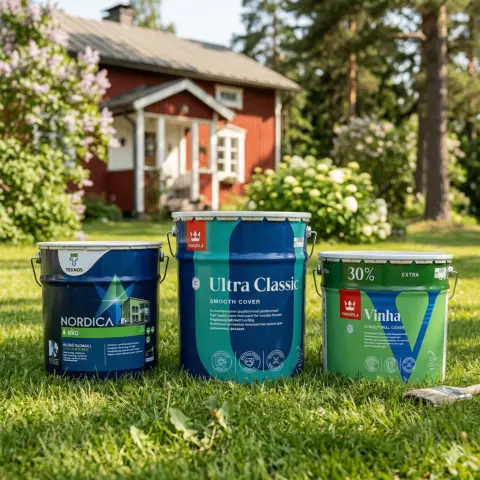 Parhaat ulkomaalit vertailussa: Tikkurila, Teknos ja ammattilaisten valinnat